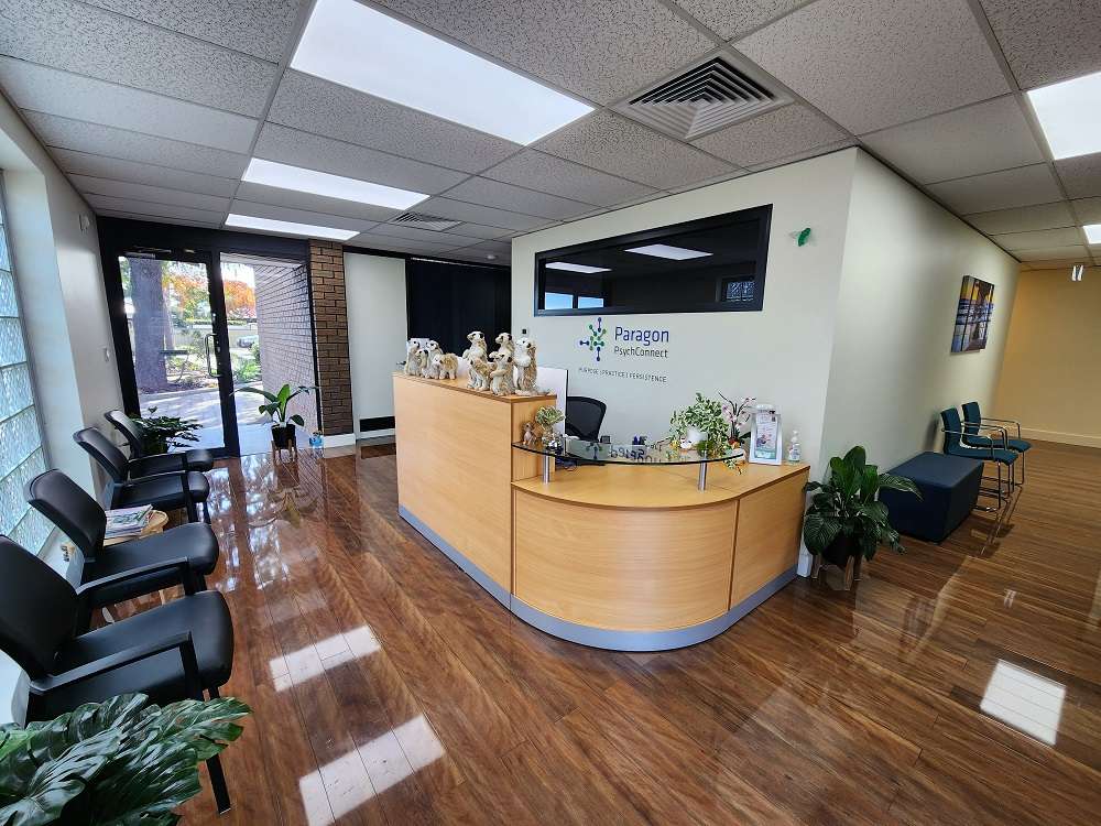 Reception area of Paragon PsychConnect