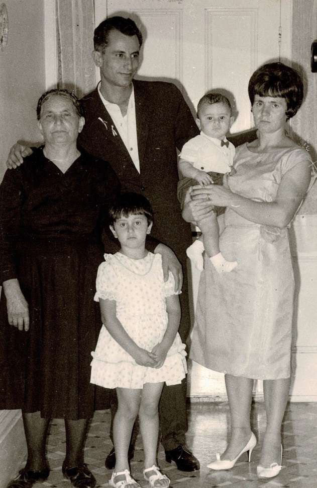 Maria's mother, father, brother and grandmother