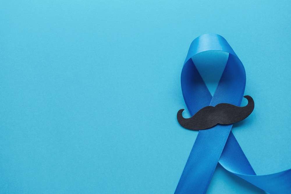 Men's Health Week blue ribbon
