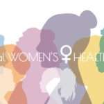 A banner for Womens Health Week with head images of women