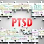 PTSD - Paragon PsychConnect The word PTSD surrounded by with mental health words related to PTSD on jigsaw pieces