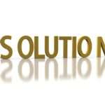 Solution - Paragon PsychConnect Two small white humanlike figures holding the word SOLUTION